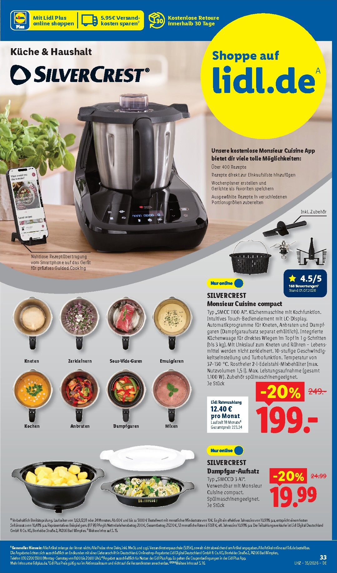 lidl - Lidl - Aktionsprospekt Prospekt nächste Woche – von Montag 24.08.2026 bis Samstag 29.08.2026 - page: 29