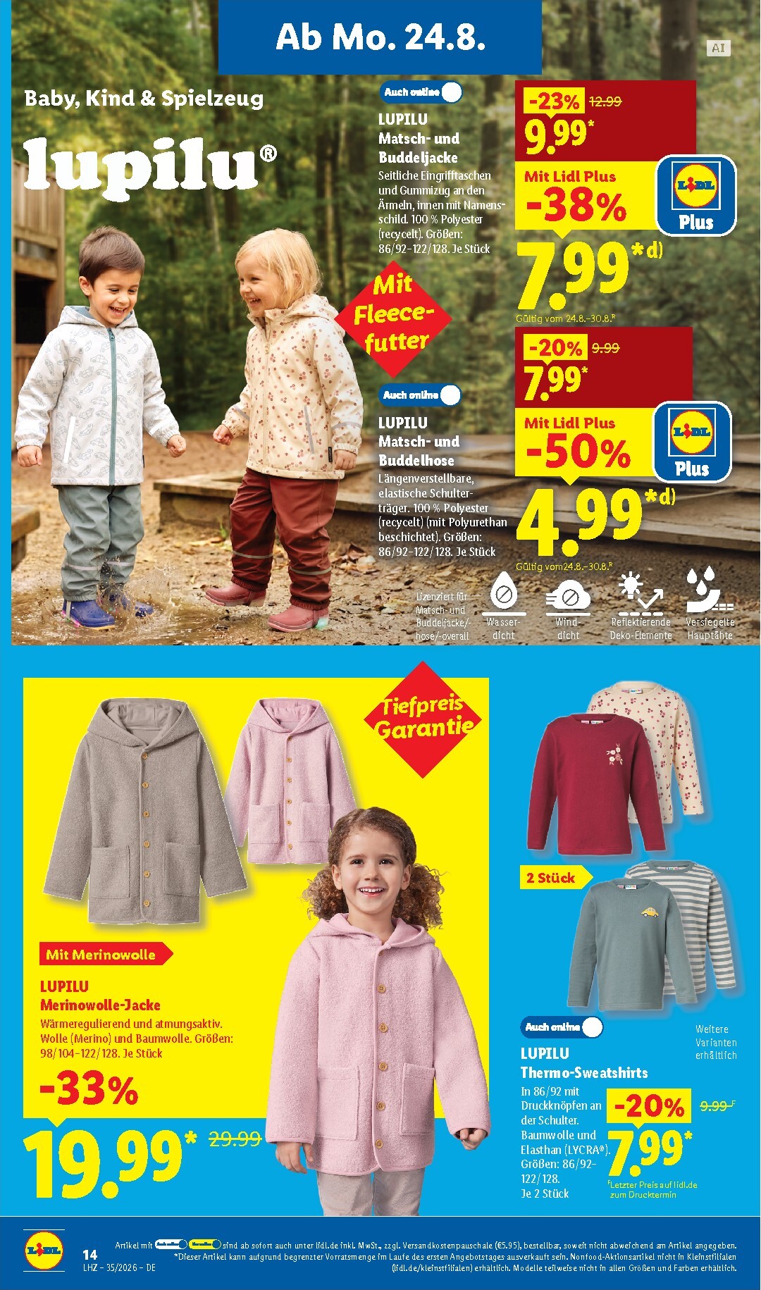 lidl - Lidl - Aktionsprospekt Prospekt nächste Woche – von Montag 24.08.2026 bis Samstag 29.08.2026 - page: 6