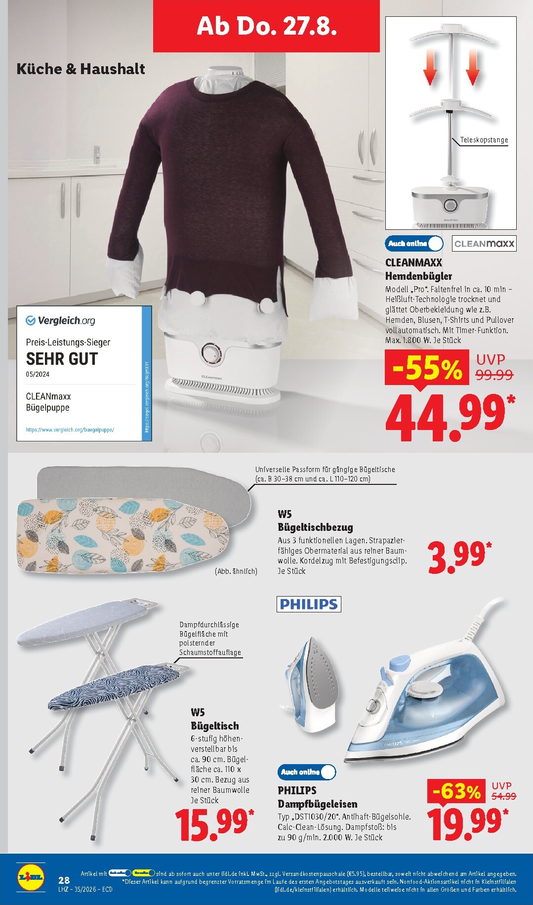 lidl - Lidl - Aktionsprospekt Prospekt nächste Woche – von Montag 24.08.2026 bis Samstag 29.08.2026 - page: 24