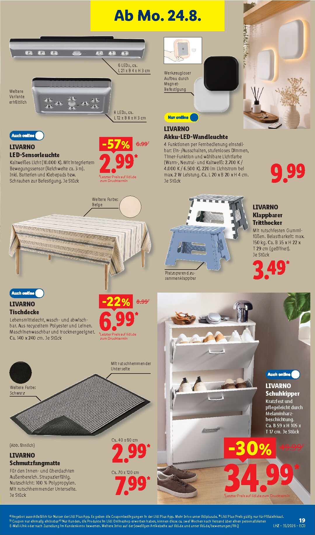 lidl - Lidl - Aktionsprospekt Prospekt nächste Woche – von Montag 24.08.2026 bis Samstag 29.08.2026 - page: 13