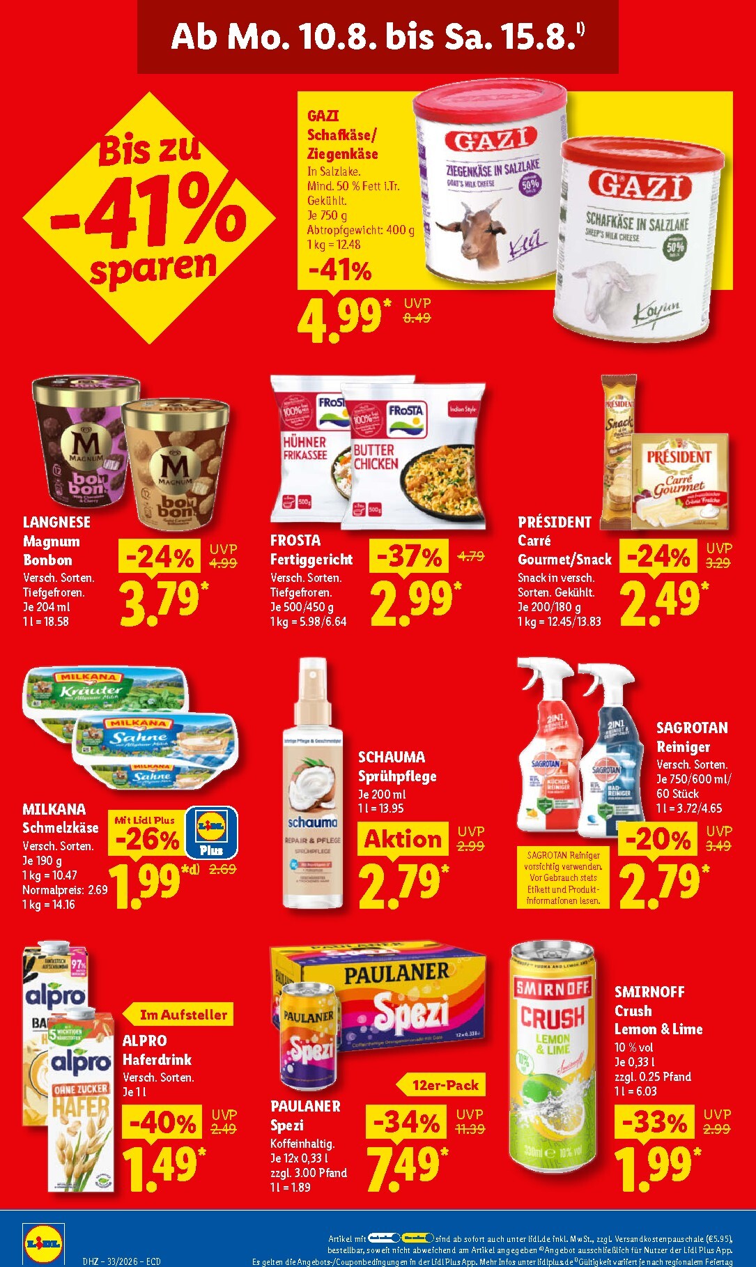 lidl - Lidl Prospekt – von Montag 10.08.2026 bis Samstag 15.08.2026 - page: 22