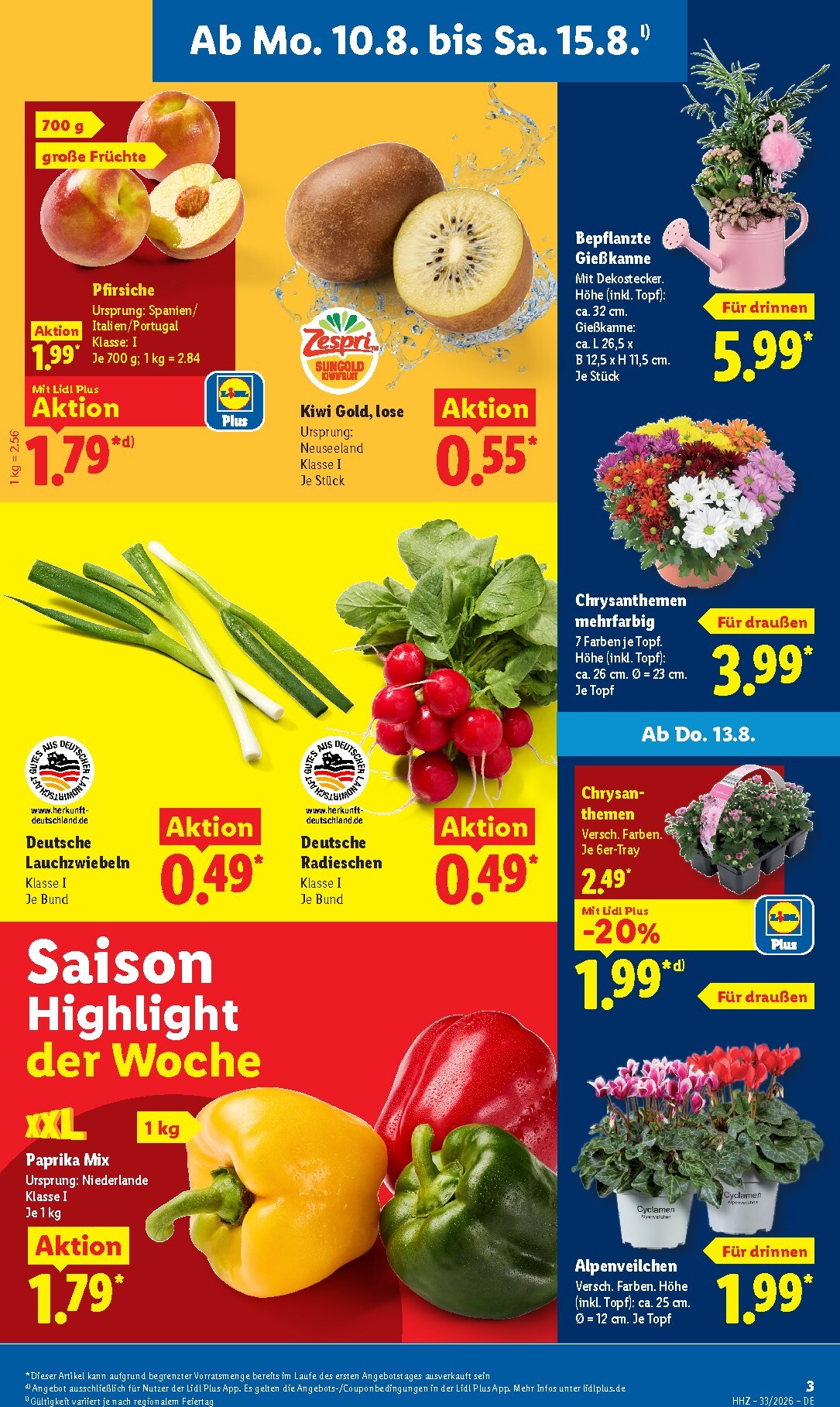 lidl - Lidl Prospekt – von Montag 10.08.2026 bis Samstag 15.08.2026 - page: 3