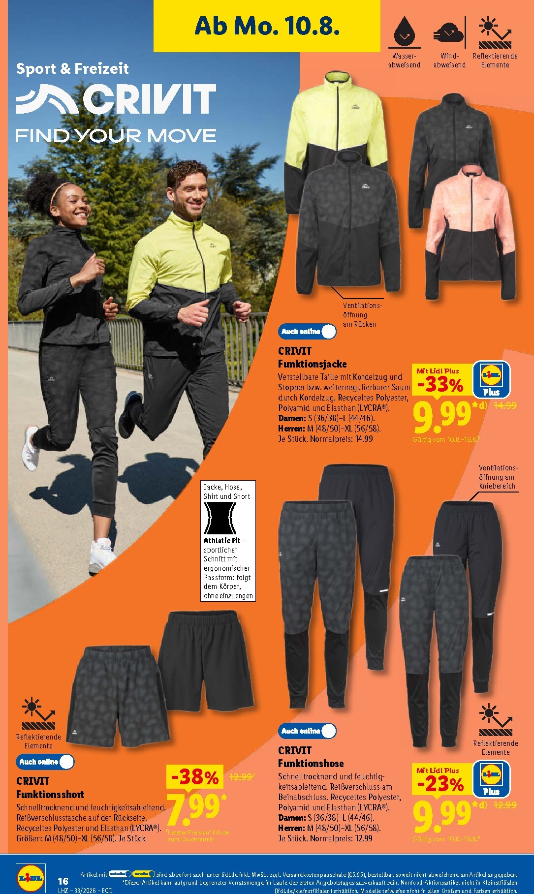 lidl - Lidl Prospekt – von Montag 10.08.2026 bis Samstag 15.08.2026 - page: 34