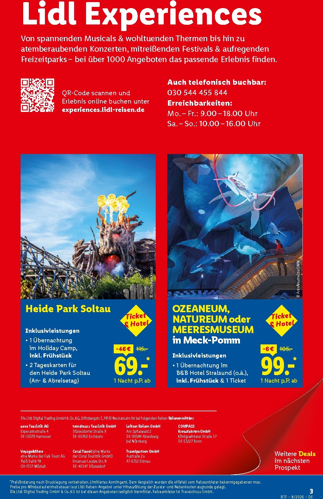 lidl - Lidl - Reise-Highlights Prospekt – von Mittwoch 12.08.2026 bis Dienstag 15.09.2026 - page: 3