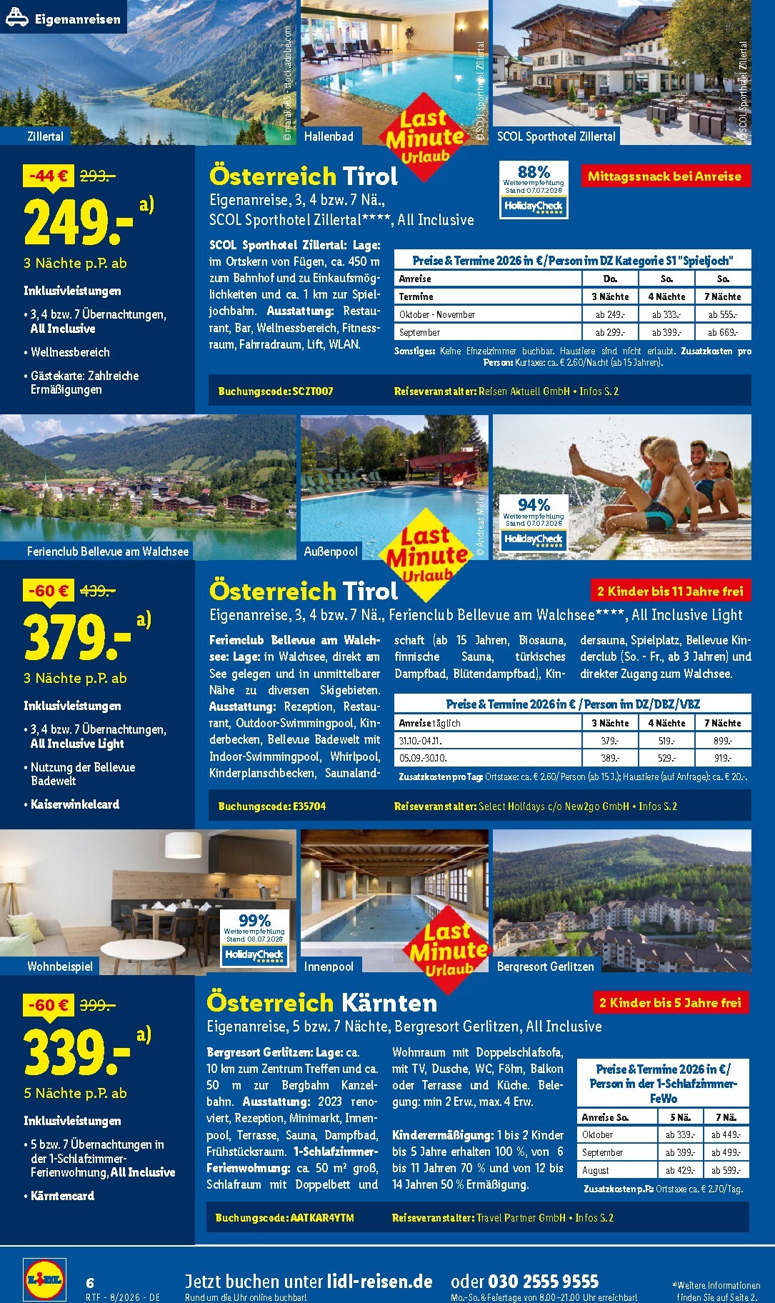 lidl - Lidl - Reise-Highlights Prospekt – von Mittwoch 12.08.2026 bis Dienstag 15.09.2026 - page: 6
