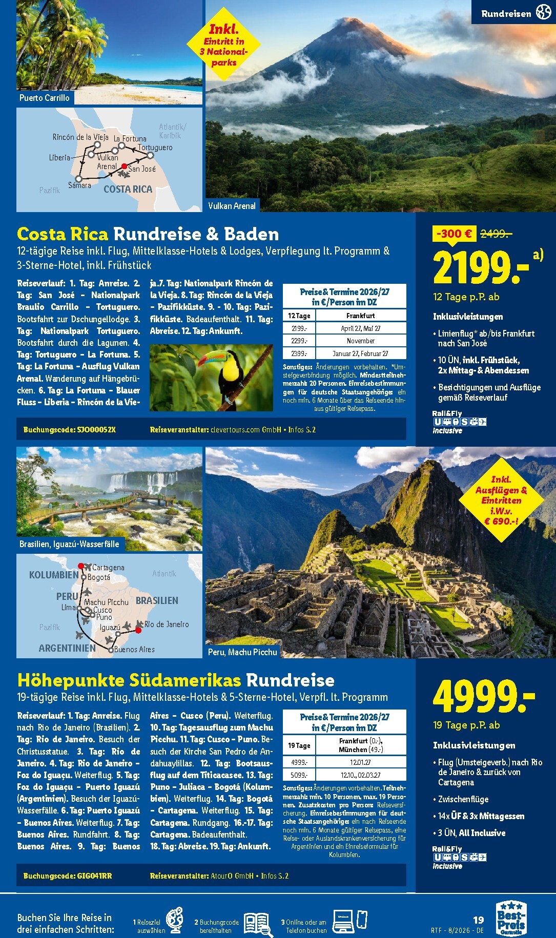 lidl - Lidl - Reise-Highlights Prospekt – von Mittwoch 12.08.2026 bis Dienstag 15.09.2026 - page: 19