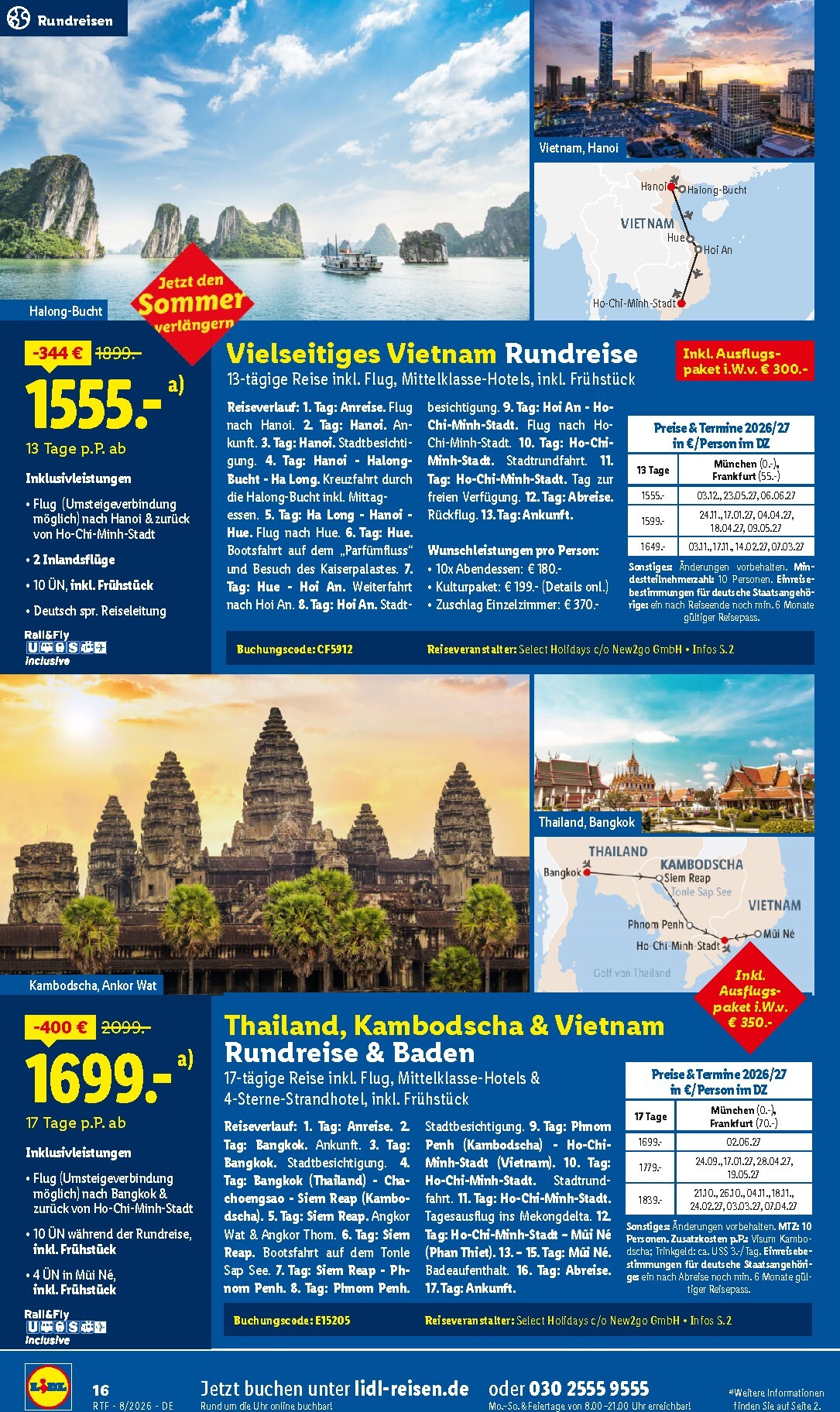 lidl - Lidl - Reise-Highlights Prospekt – von Mittwoch 12.08.2026 bis Dienstag 15.09.2026 - page: 16