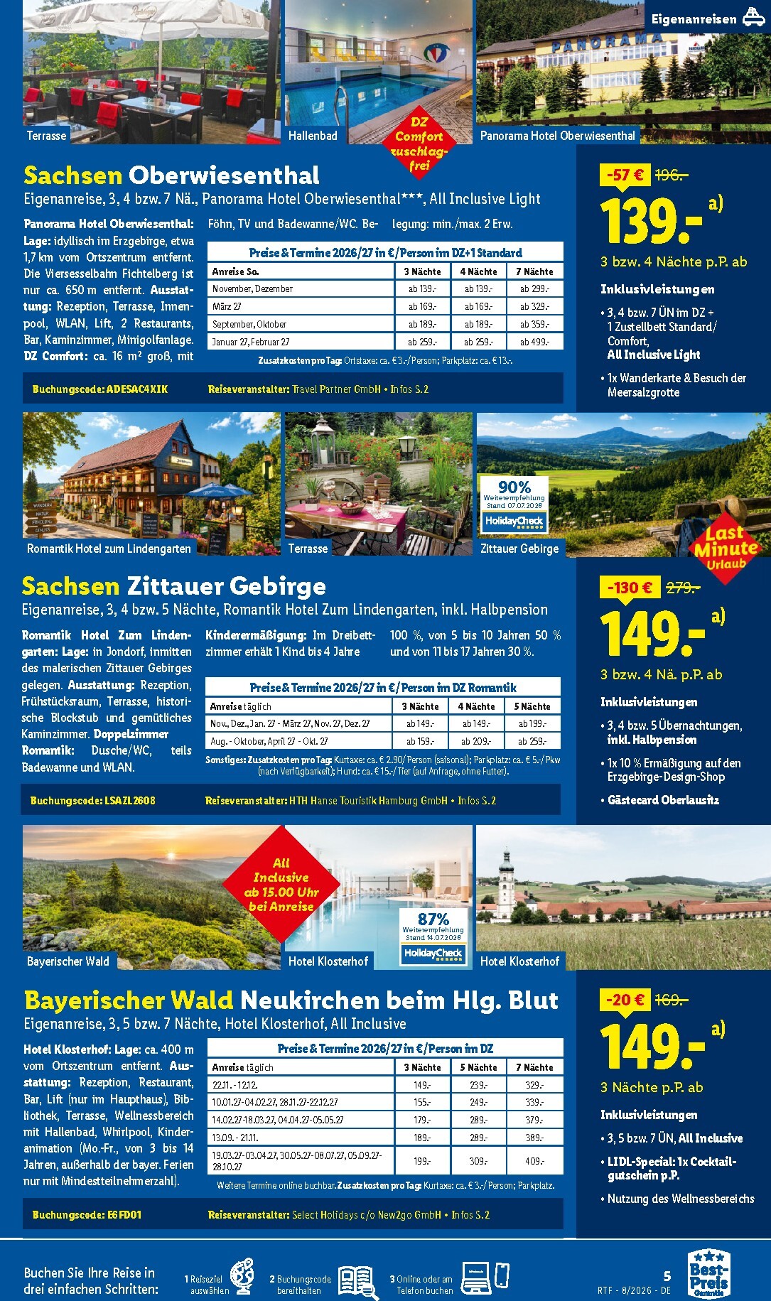 lidl - Lidl - Reise-Highlights Prospekt – von Mittwoch 12.08.2026 bis Dienstag 15.09.2026 - page: 5