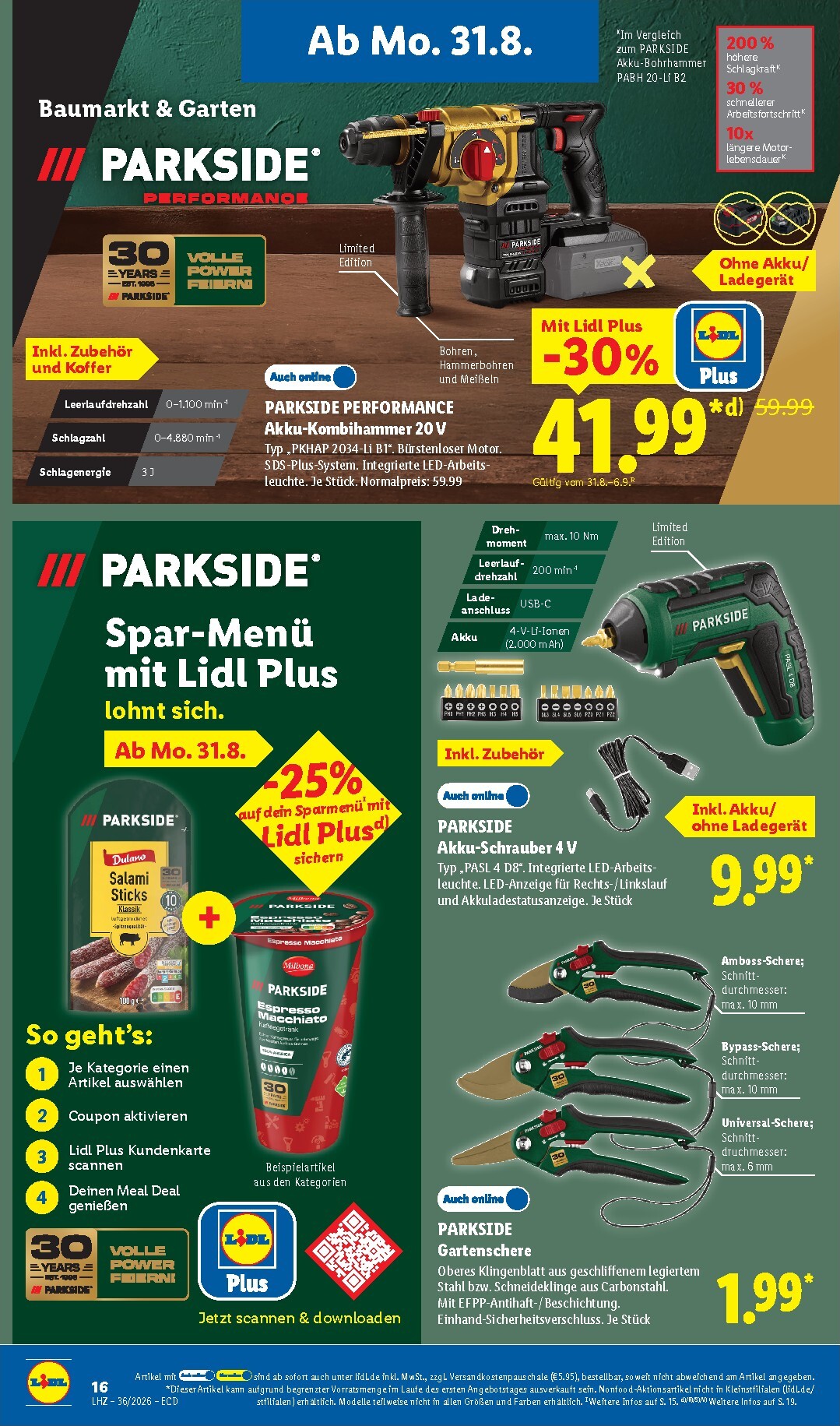 lidl - Lidl - Nonfood Prospekt nächste Woche – von Montag 31.08.2026 bis Samstag 05.09.2026 - page: 8
