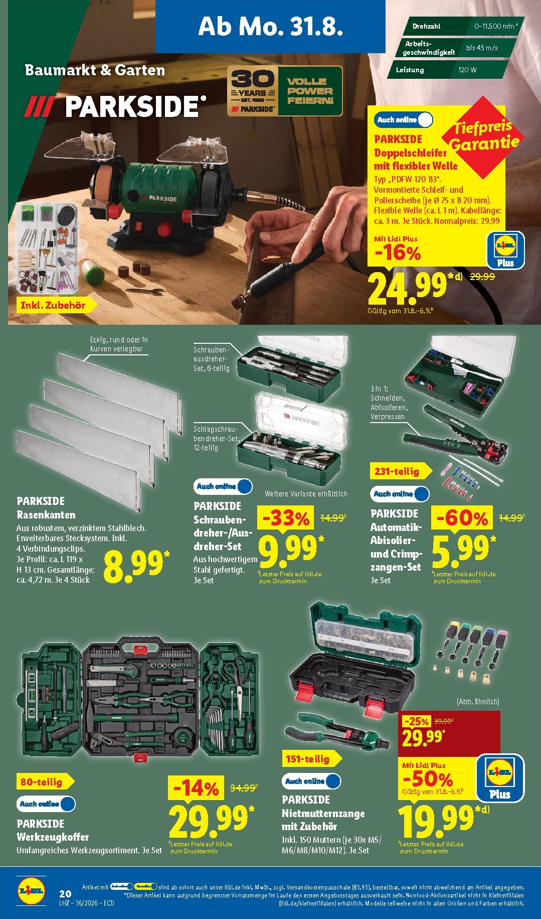 lidl - Lidl - Nonfood Prospekt nächste Woche – von Montag 31.08.2026 bis Samstag 05.09.2026 - page: 12