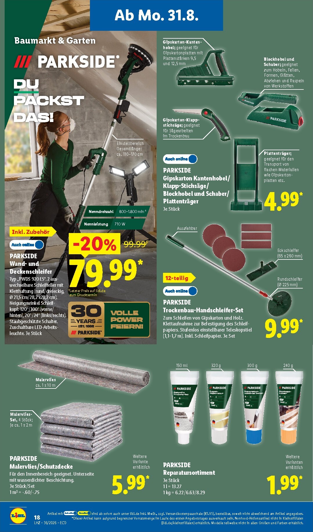 lidl - Lidl - Nonfood Prospekt nächste Woche – von Montag 31.08.2026 bis Samstag 05.09.2026 - page: 10