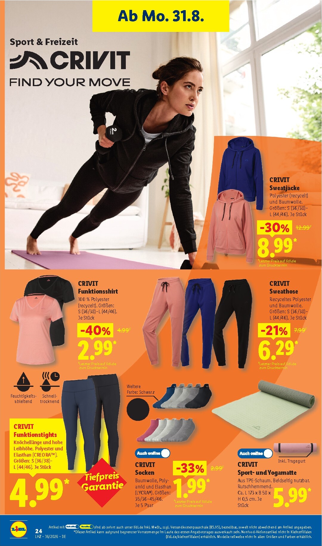 lidl - Lidl - Nonfood Prospekt nächste Woche – von Montag 31.08.2026 bis Samstag 05.09.2026 - page: 18