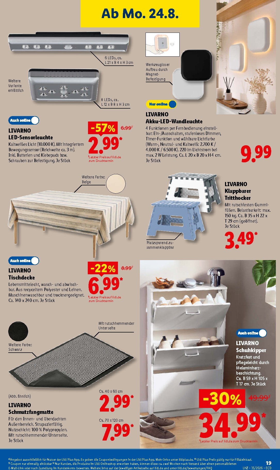 lidl - Lidl Prospekt nächste Woche – von Montag 24.08.2026 bis Samstag 29.08.2026 - page: 39