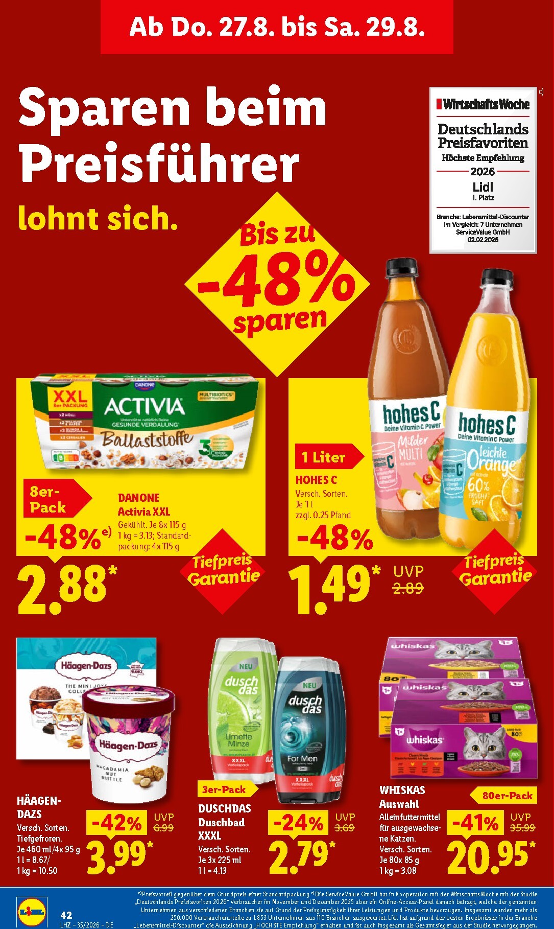 lidl - Lidl Prospekt nächste Woche – von Montag 24.08.2026 bis Samstag 29.08.2026 - page: 66