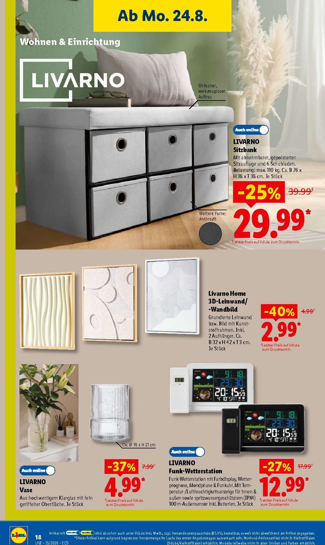 lidl - Lidl Prospekt nächste Woche – von Montag 24.08.2026 bis Samstag 29.08.2026 - page: 38
