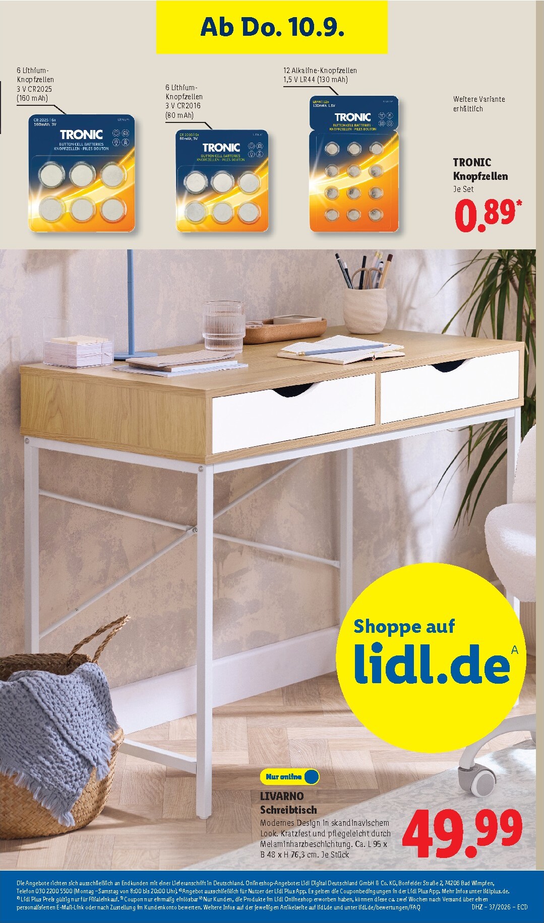 lidl - Lidl - Nonfood Prospekt nächste Woche – von Montag 07.09.2026 bis Samstag 12.09.2026 - page: 27