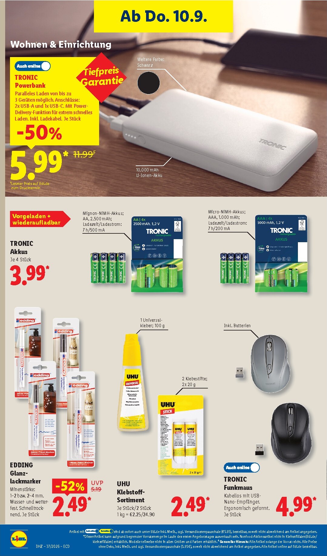 lidl - Lidl - Nonfood Prospekt nächste Woche – von Montag 07.09.2026 bis Samstag 12.09.2026 - page: 26