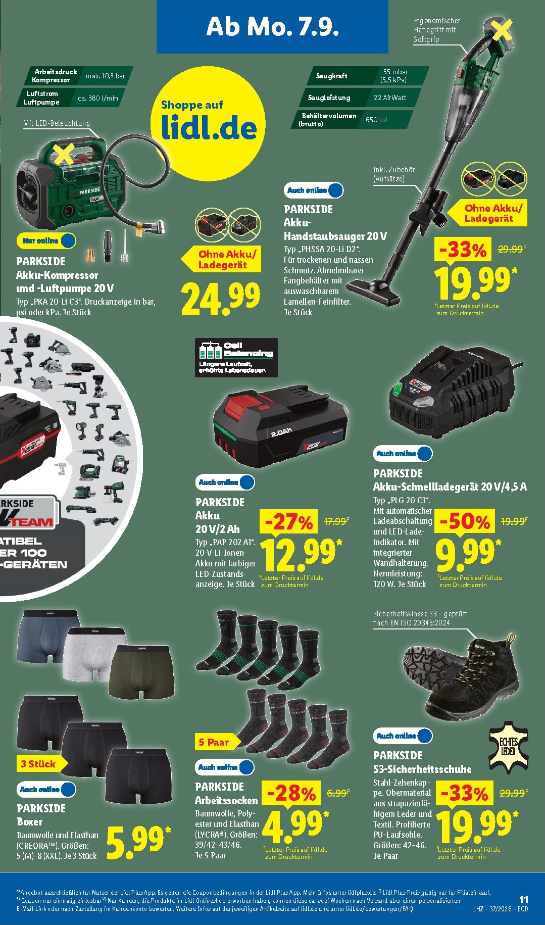 lidl - Lidl - Nonfood Prospekt nächste Woche – von Montag 07.09.2026 bis Samstag 12.09.2026 - page: 7
