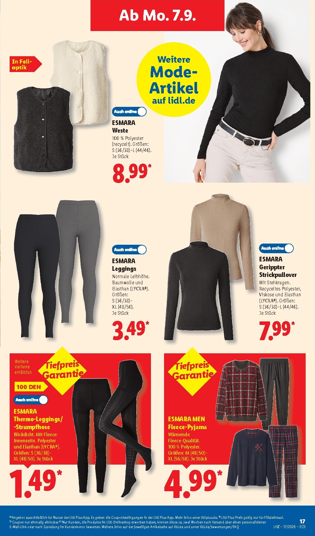 lidl - Lidl - Nonfood Prospekt nächste Woche – von Montag 07.09.2026 bis Samstag 12.09.2026 - page: 17