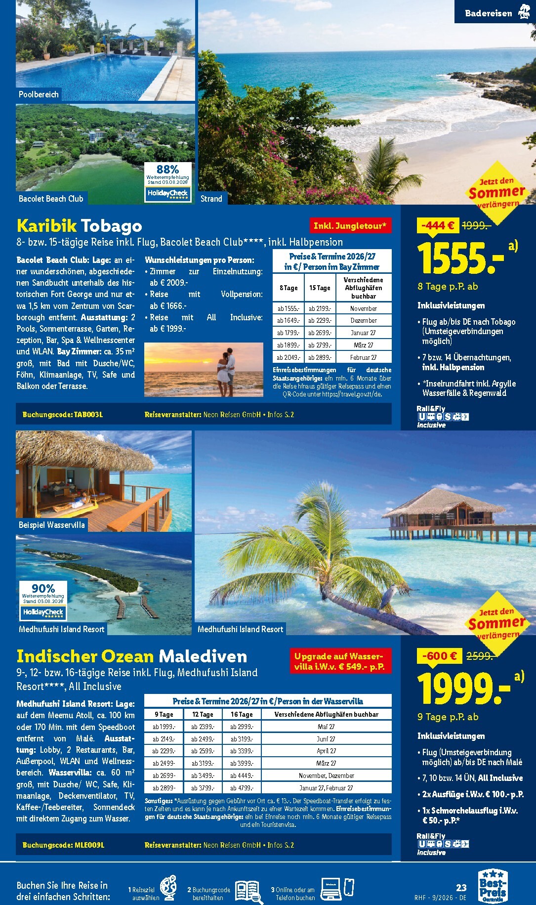 lidl - Lidl - Reise-Highlights Prospekt nächste Woche – von Samstag 29.08.2026 bis Mittwoch 30.09.2026 - page: 23