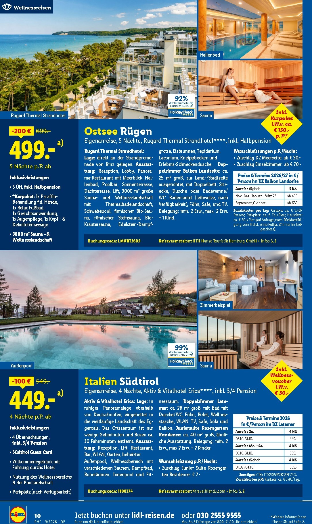 lidl - Lidl - Reise-Highlights Prospekt nächste Woche – von Samstag 29.08.2026 bis Mittwoch 30.09.2026 - page: 10