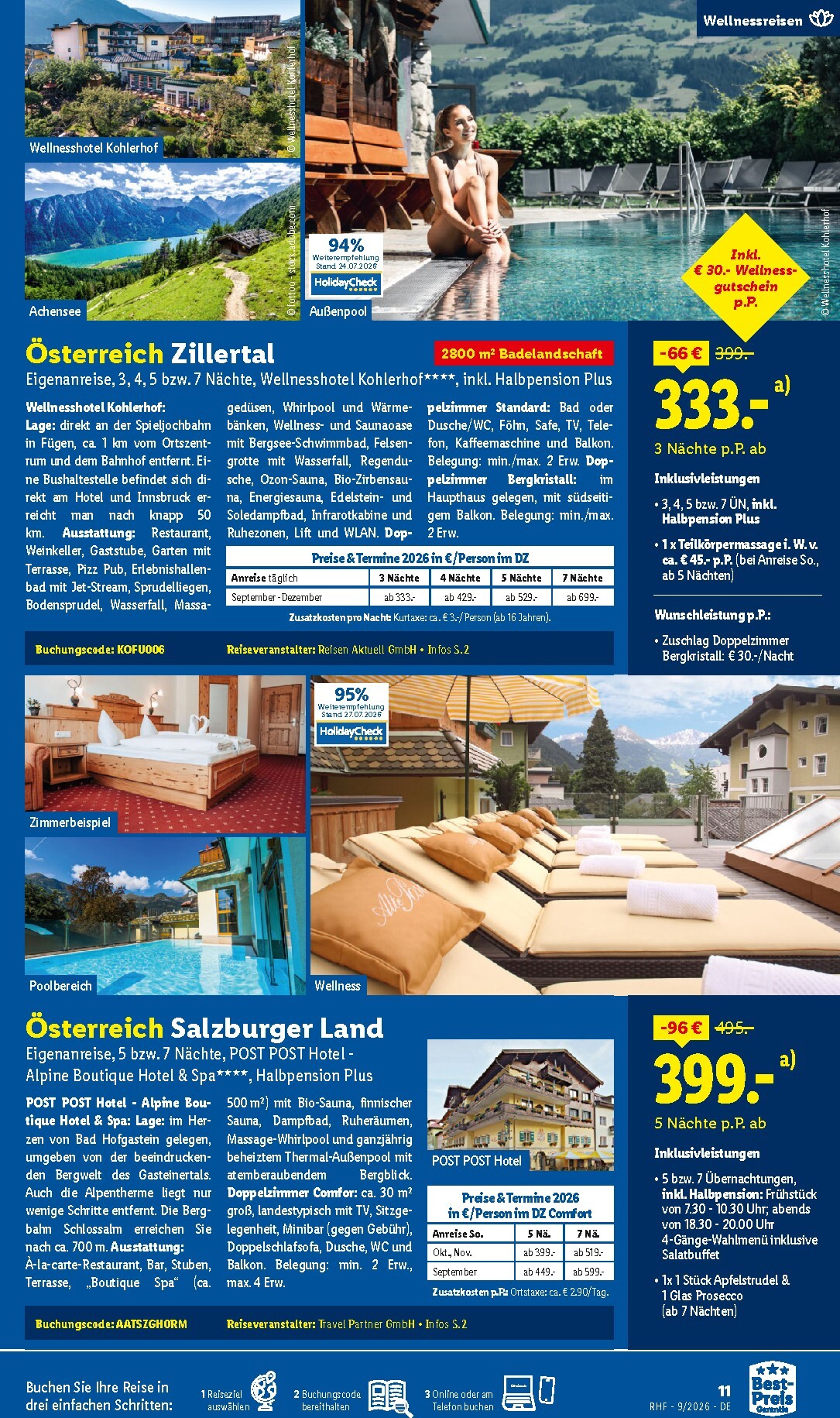 lidl - Lidl - Reise-Highlights Prospekt nächste Woche – von Samstag 29.08.2026 bis Mittwoch 30.09.2026 - page: 11