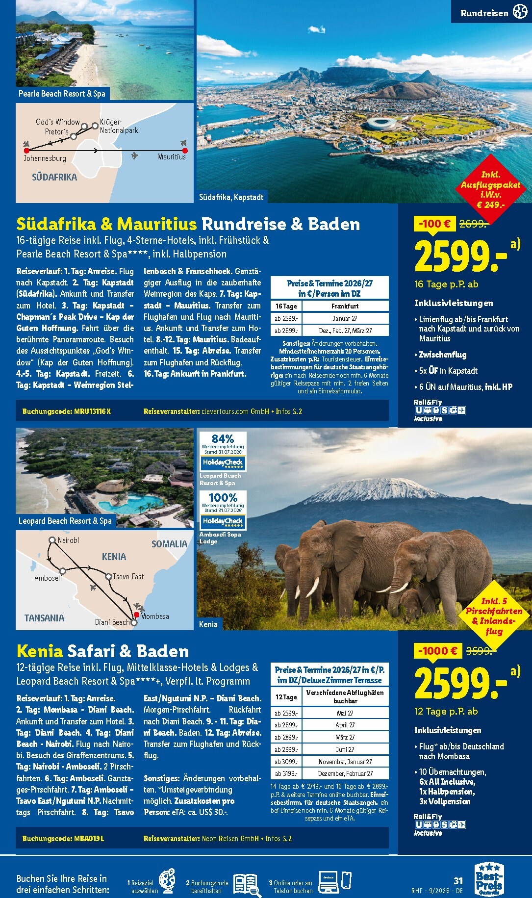 lidl - Lidl - Reise-Highlights Prospekt nächste Woche – von Samstag 29.08.2026 bis Mittwoch 30.09.2026 - page: 31