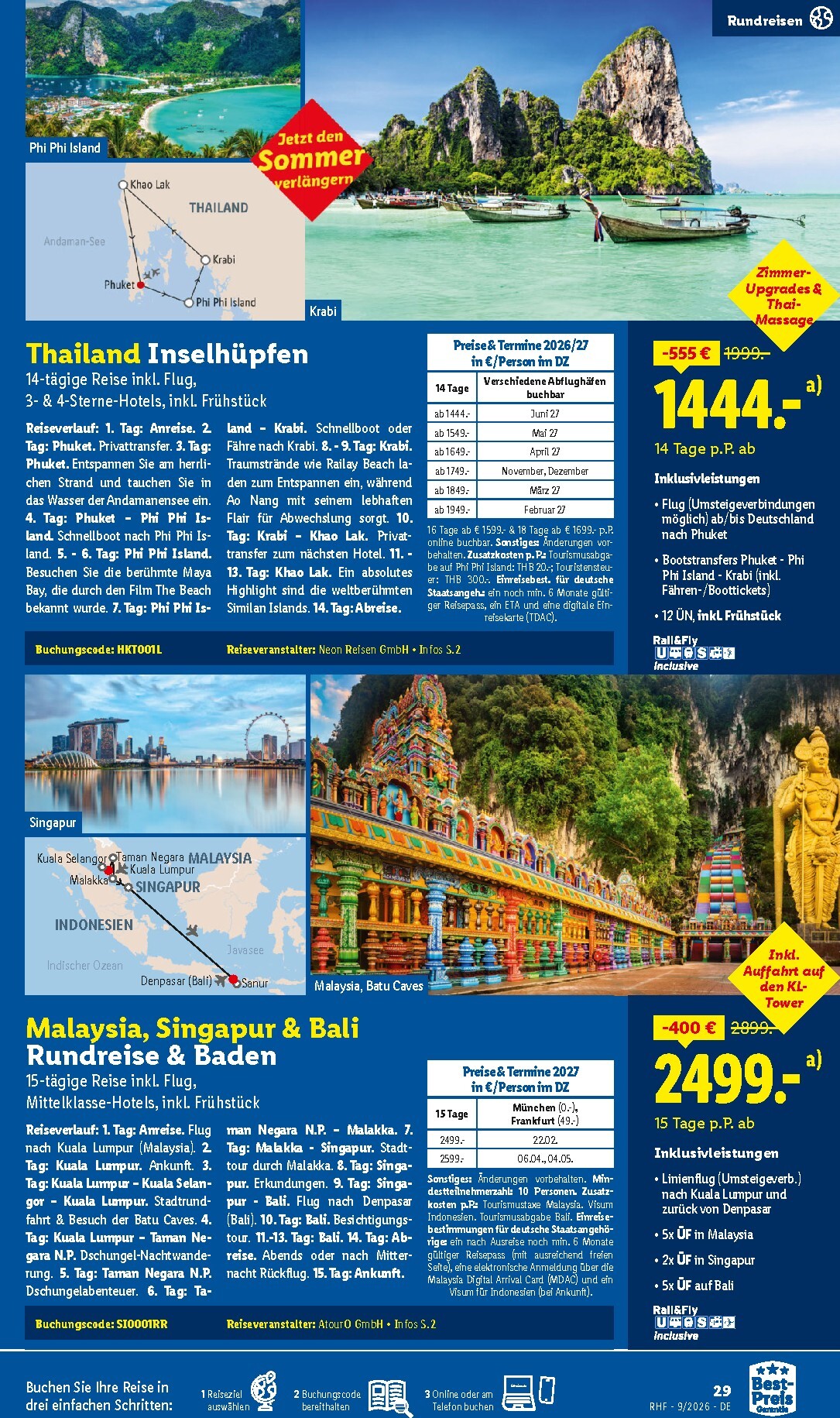 lidl - Lidl - Reise-Highlights Prospekt nächste Woche – von Samstag 29.08.2026 bis Mittwoch 30.09.2026 - page: 29