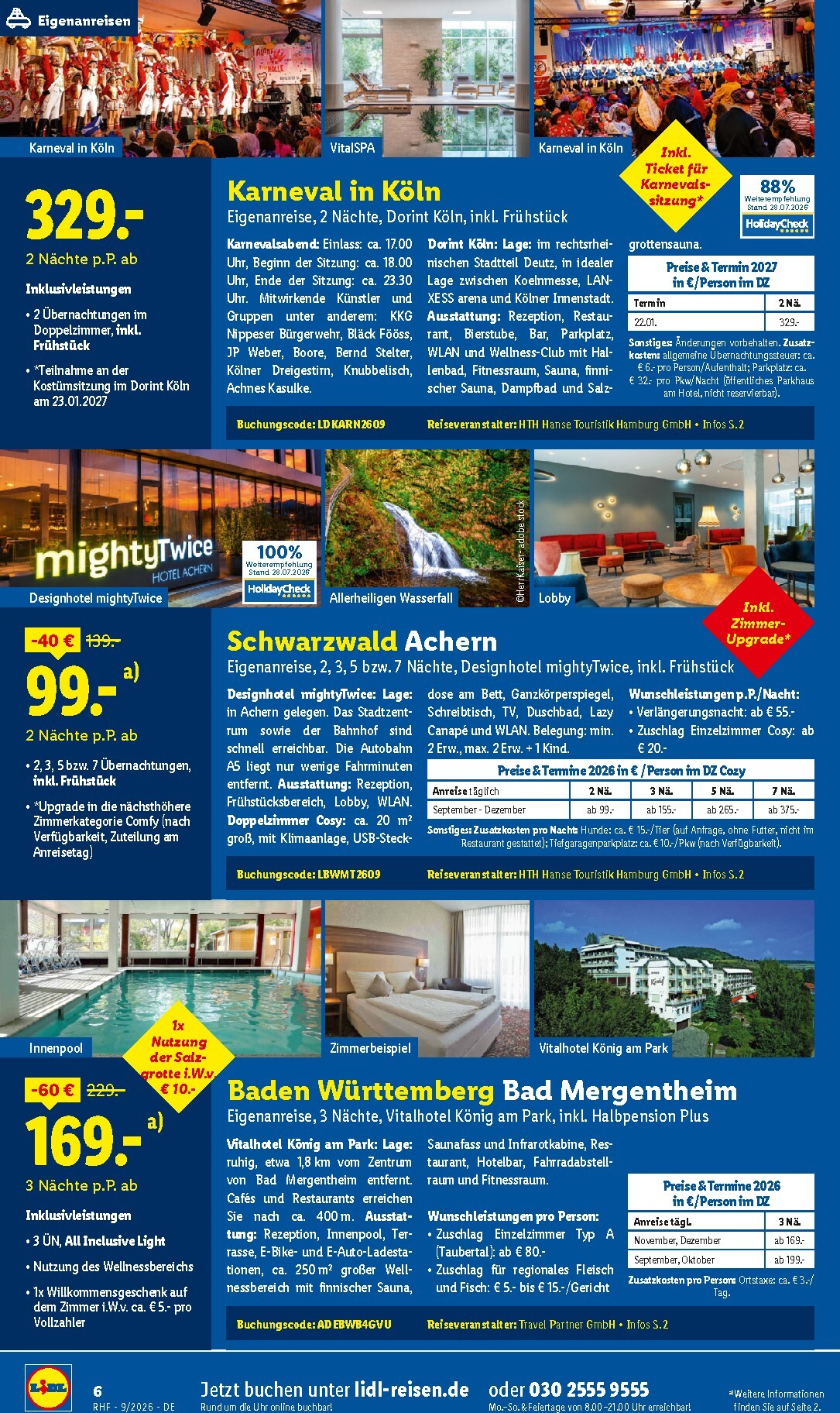 lidl - Lidl - Reise-Highlights Prospekt nächste Woche – von Samstag 29.08.2026 bis Mittwoch 30.09.2026 - page: 6