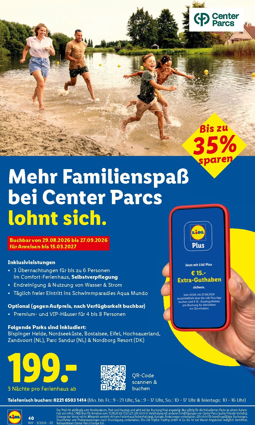 lidl - Lidl - Reise-Highlights Prospekt nächste Woche – von Samstag 29.08.2026 bis Mittwoch 30.09.2026 - page: 40