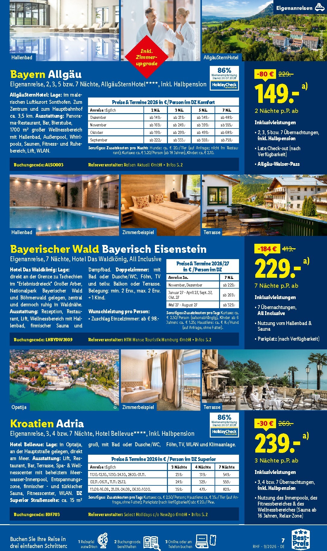 lidl - Lidl - Reise-Highlights Prospekt nächste Woche – von Samstag 29.08.2026 bis Mittwoch 30.09.2026 - page: 7