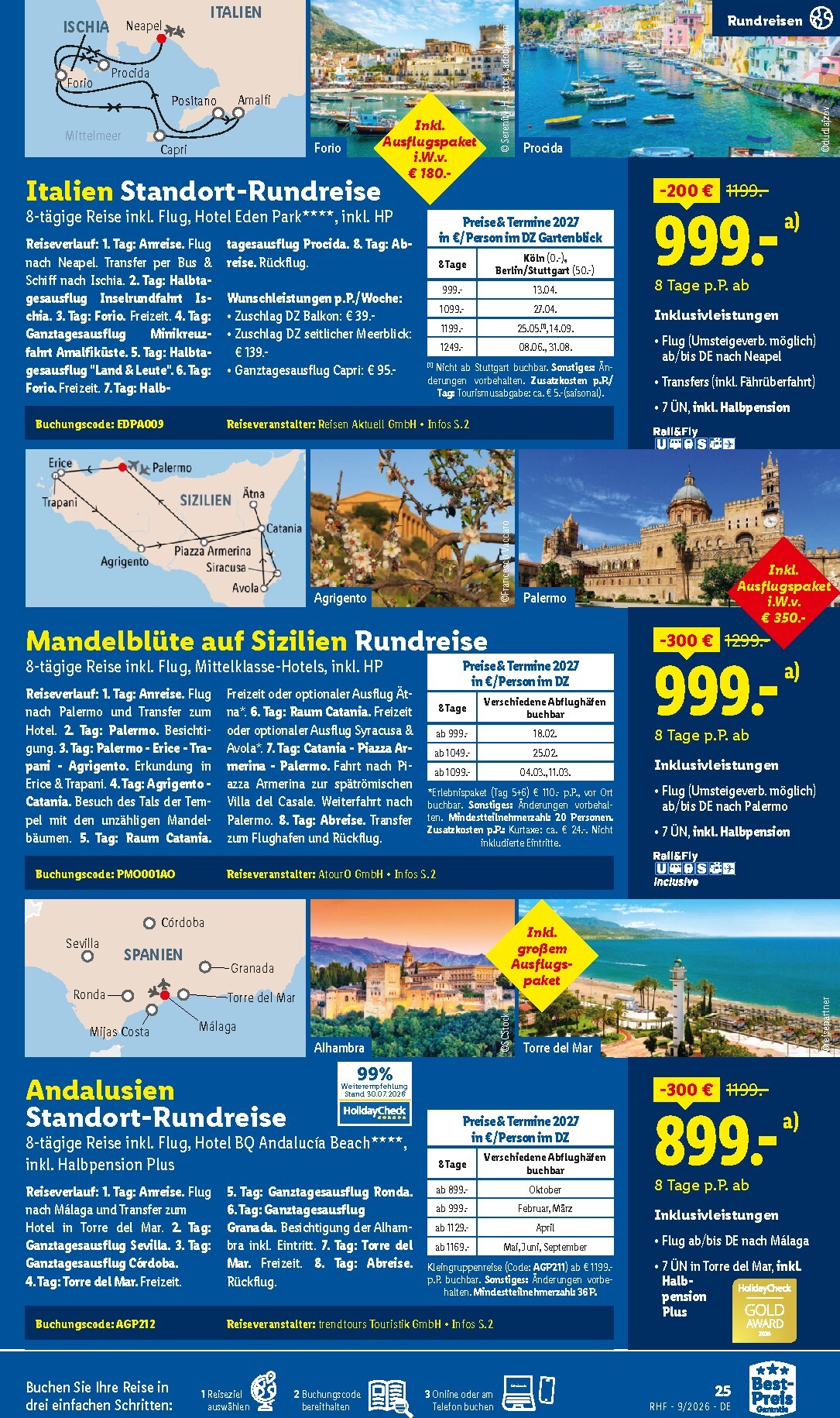 lidl - Lidl - Reise-Highlights Prospekt nächste Woche – von Samstag 29.08.2026 bis Mittwoch 30.09.2026 - page: 25