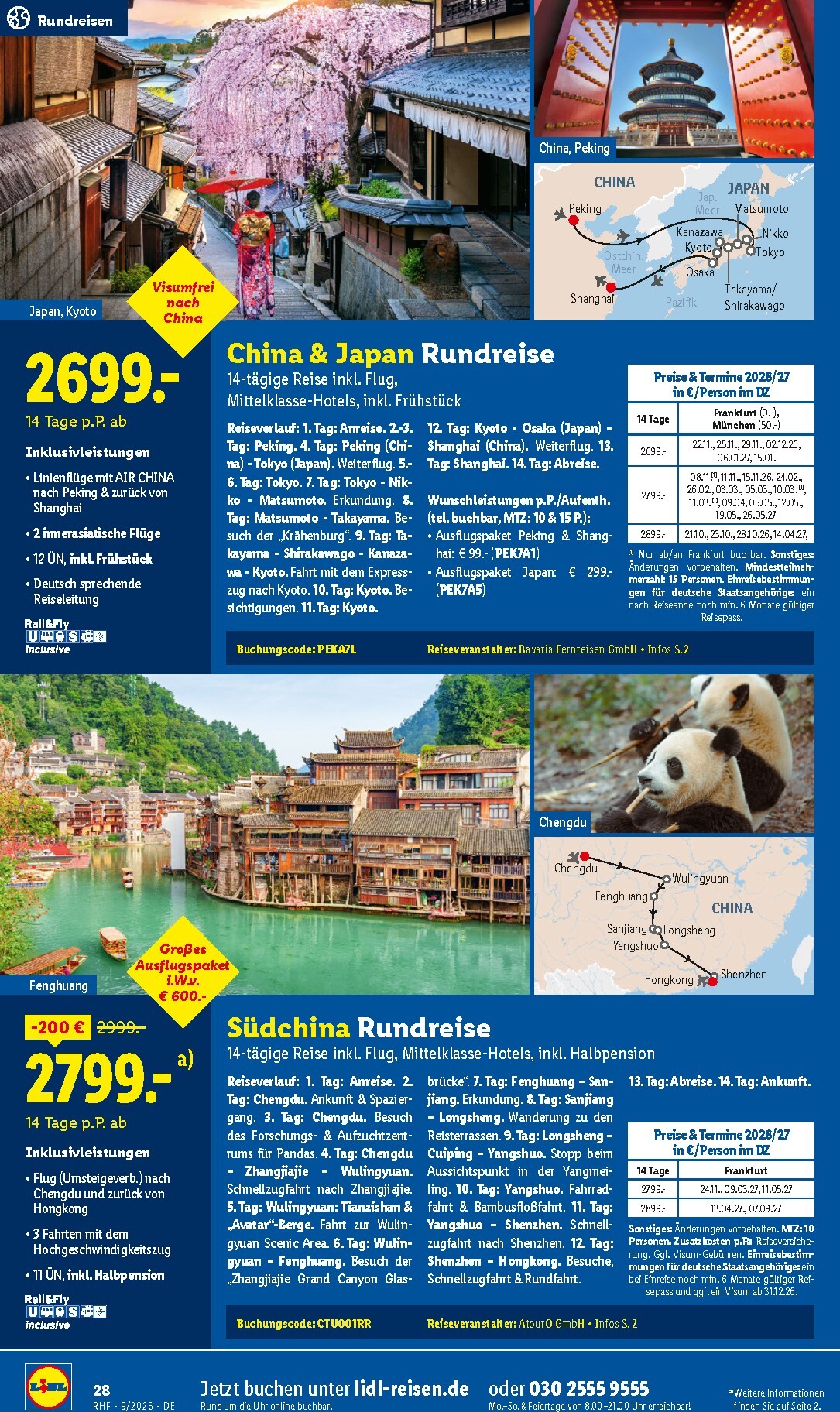 lidl - Lidl - Reise-Highlights Prospekt nächste Woche – von Samstag 29.08.2026 bis Mittwoch 30.09.2026 - page: 28