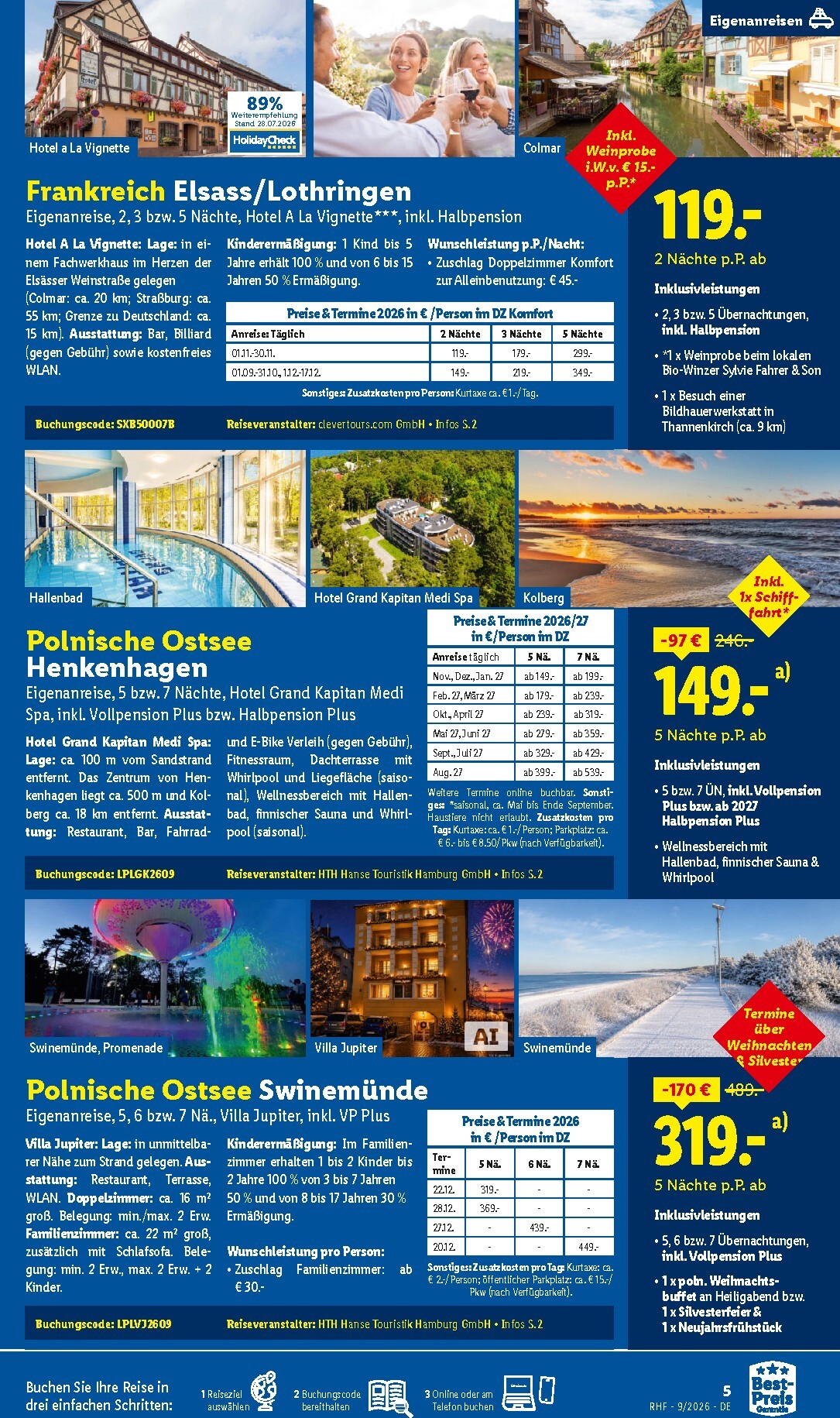 lidl - Lidl - Reise-Highlights Prospekt nächste Woche – von Samstag 29.08.2026 bis Mittwoch 30.09.2026 - page: 5