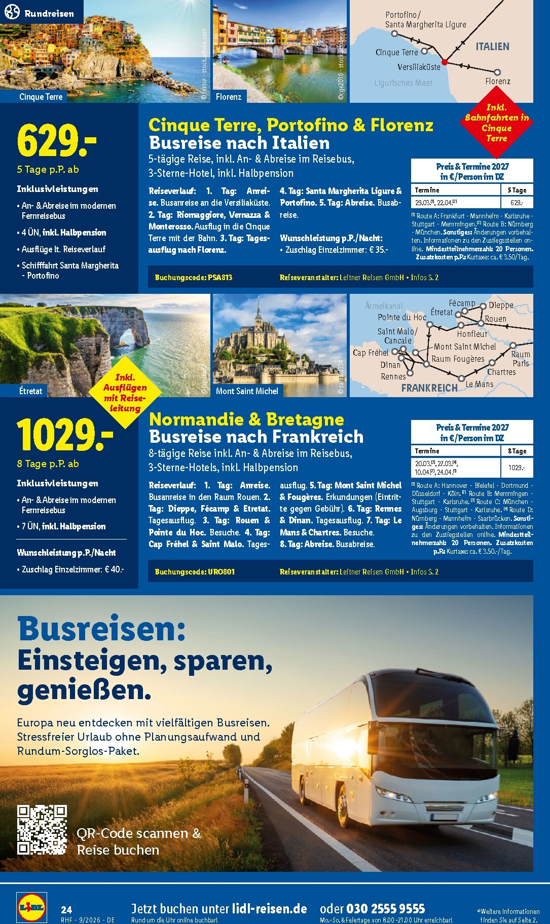 lidl - Lidl - Reise-Highlights Prospekt nächste Woche – von Samstag 29.08.2026 bis Mittwoch 30.09.2026 - page: 24