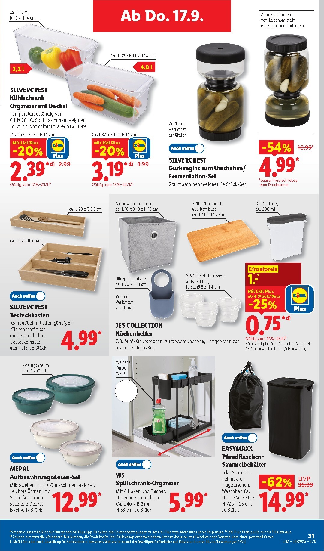 lidl - Lidl - Nonfood Prospekt nächste Woche – von Montag 14.09.2026 bis Samstag 19.09.2026 - page: 29