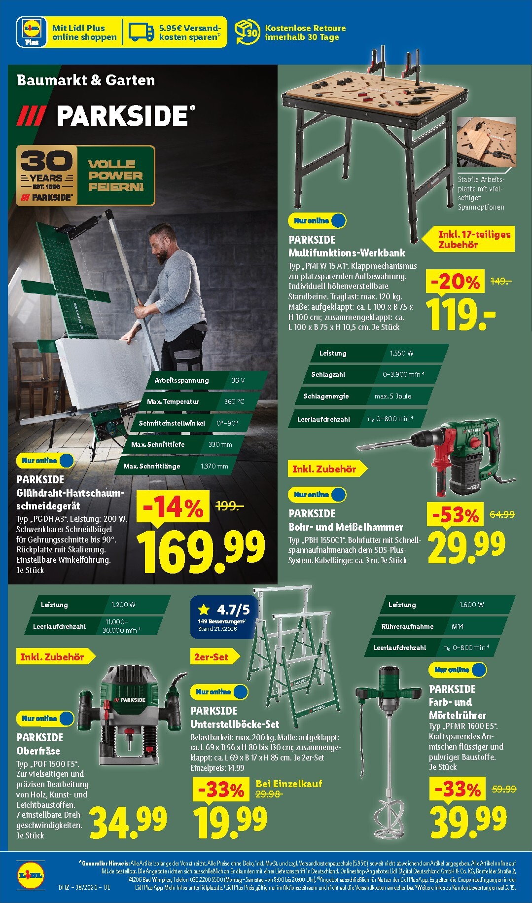 lidl - Lidl - Nonfood Prospekt nächste Woche – von Montag 14.09.2026 bis Samstag 19.09.2026 - page: 18