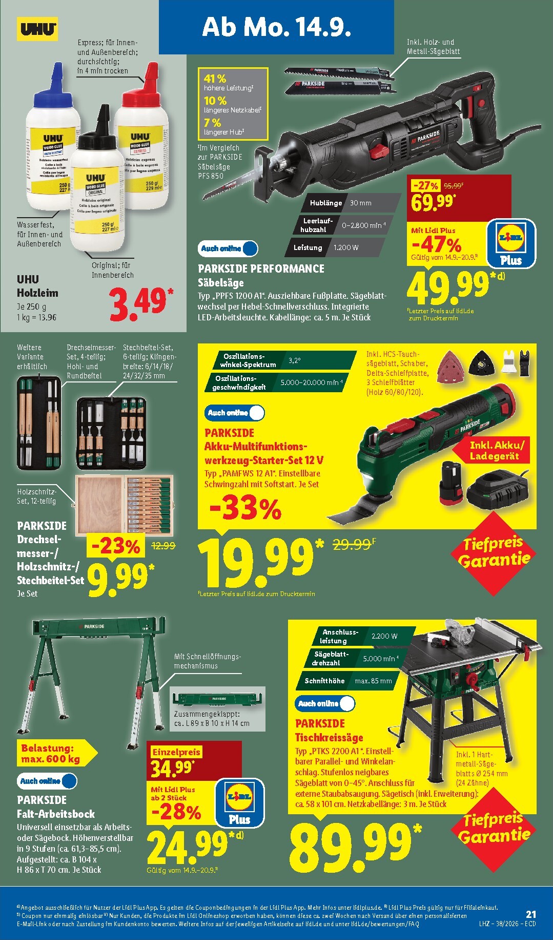 lidl - Lidl - Nonfood Prospekt nächste Woche – von Montag 14.09.2026 bis Samstag 19.09.2026 - page: 15