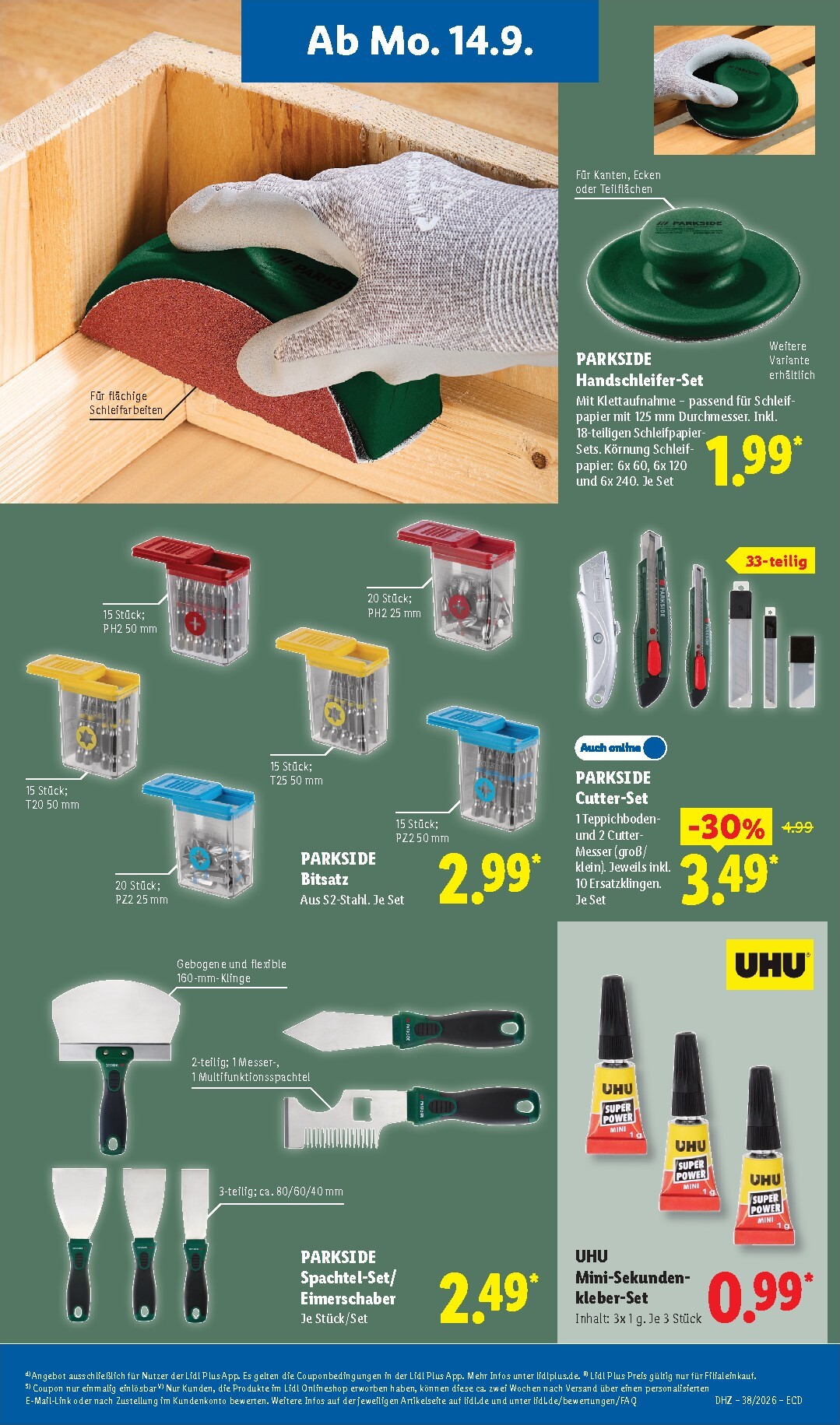 lidl - Lidl - Nonfood Prospekt nächste Woche – von Montag 14.09.2026 bis Samstag 19.09.2026 - page: 17