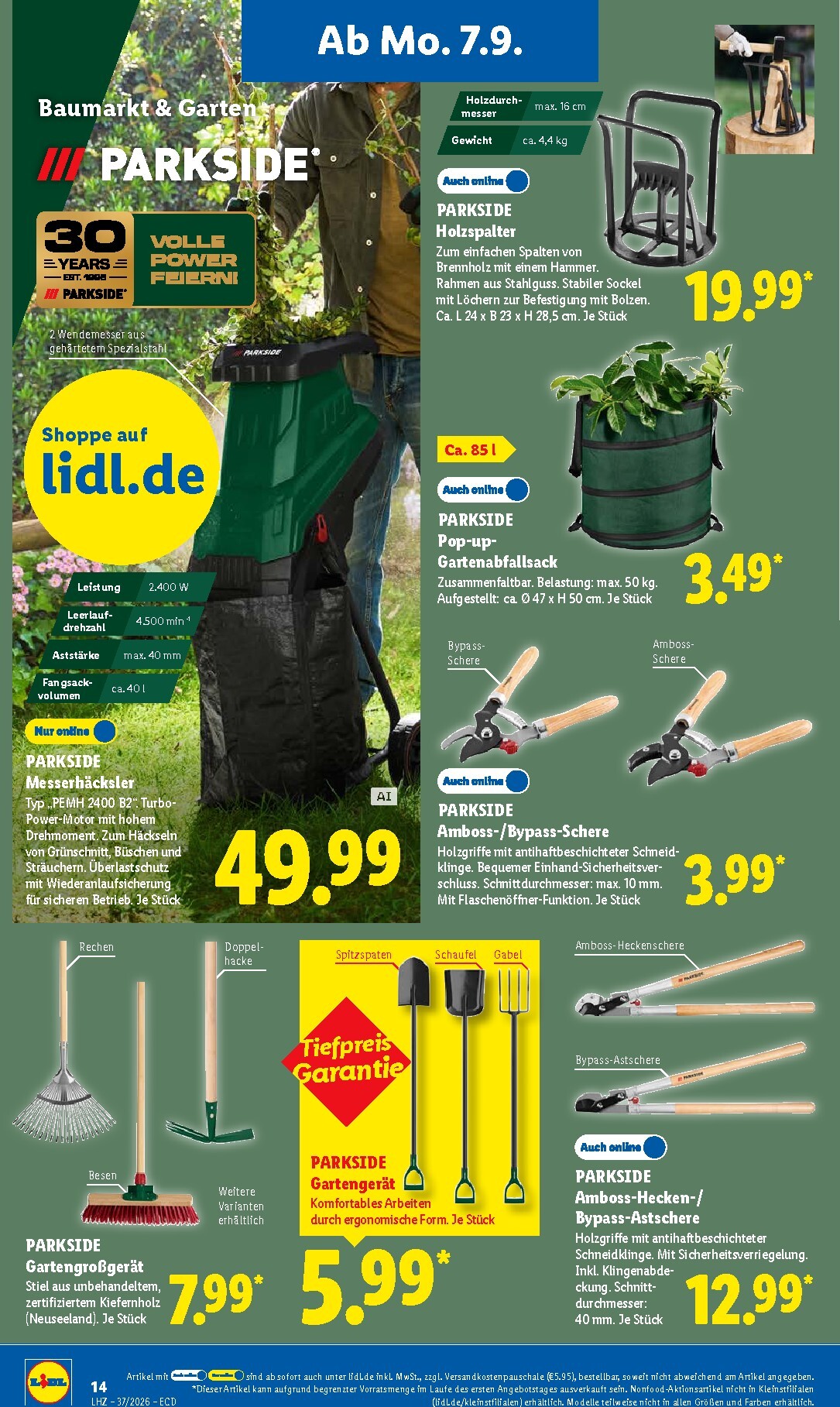 lidl - Lidl Prospekt nächste Woche – von Montag 07.09.2026 bis Samstag 12.09.2026 - page: 32