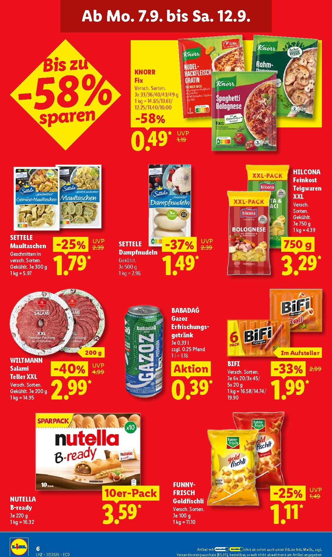lidl - Lidl Prospekt nächste Woche – von Montag 07.09.2026 bis Samstag 12.09.2026 - page: 16