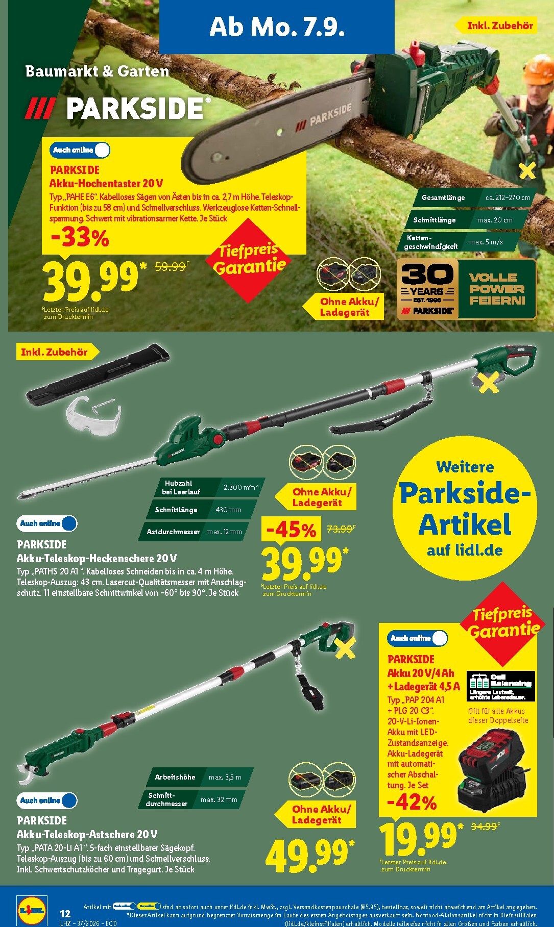 lidl - Lidl Prospekt nächste Woche – von Montag 07.09.2026 bis Samstag 12.09.2026 - page: 30