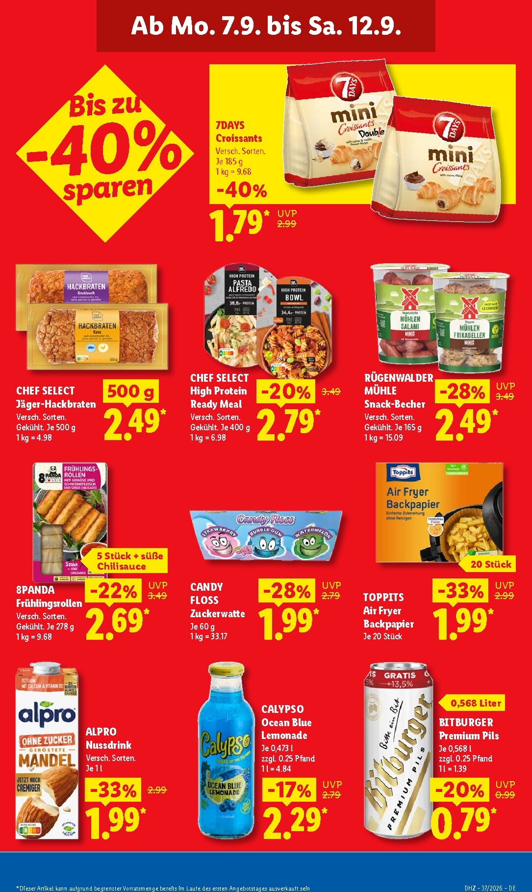 lidl - Lidl Prospekt nächste Woche – von Montag 07.09.2026 bis Samstag 12.09.2026 - page: 19
