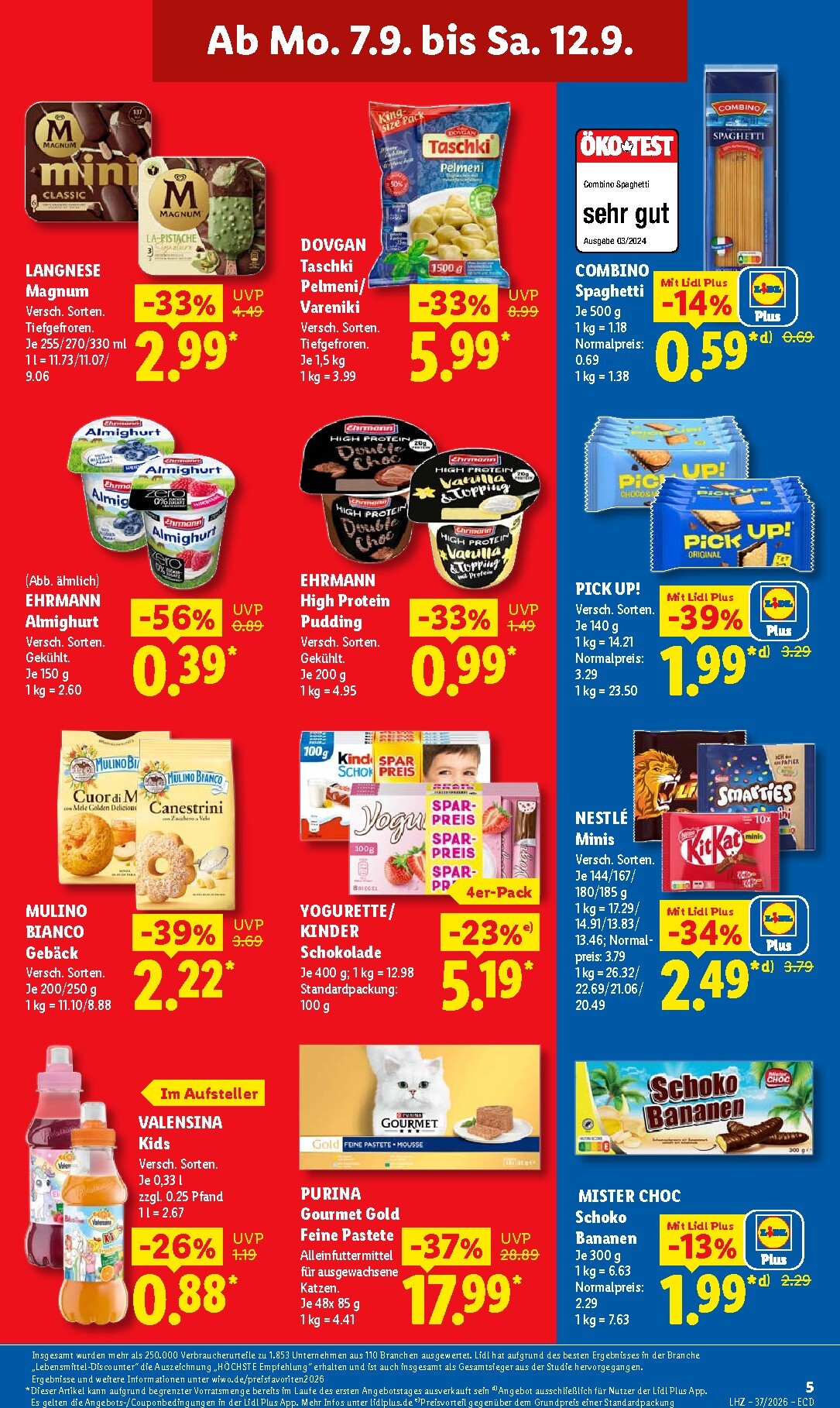lidl - Lidl Prospekt nächste Woche – von Montag 07.09.2026 bis Samstag 12.09.2026 - page: 15