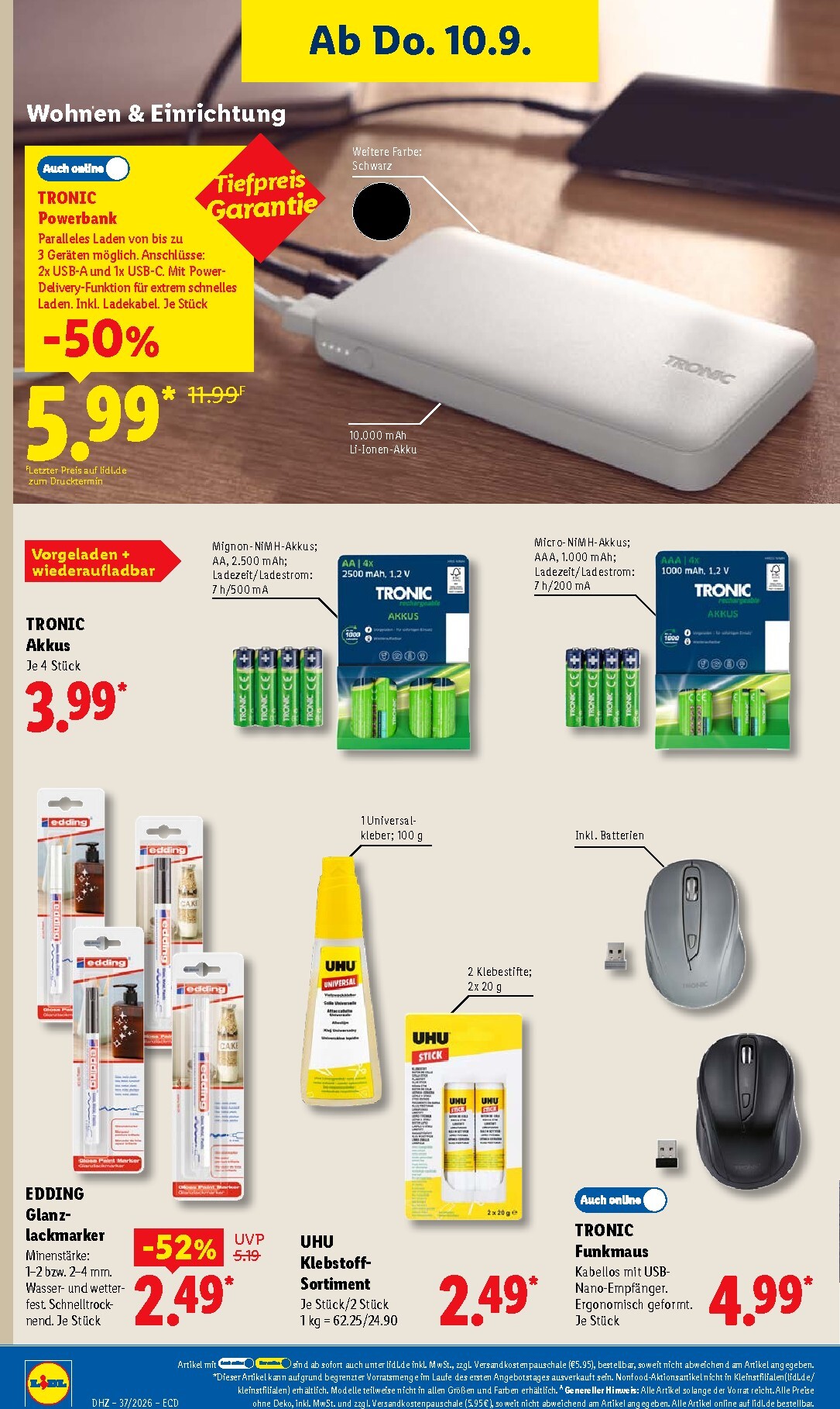 lidl - Lidl Prospekt nächste Woche – von Montag 07.09.2026 bis Samstag 12.09.2026 - page: 50