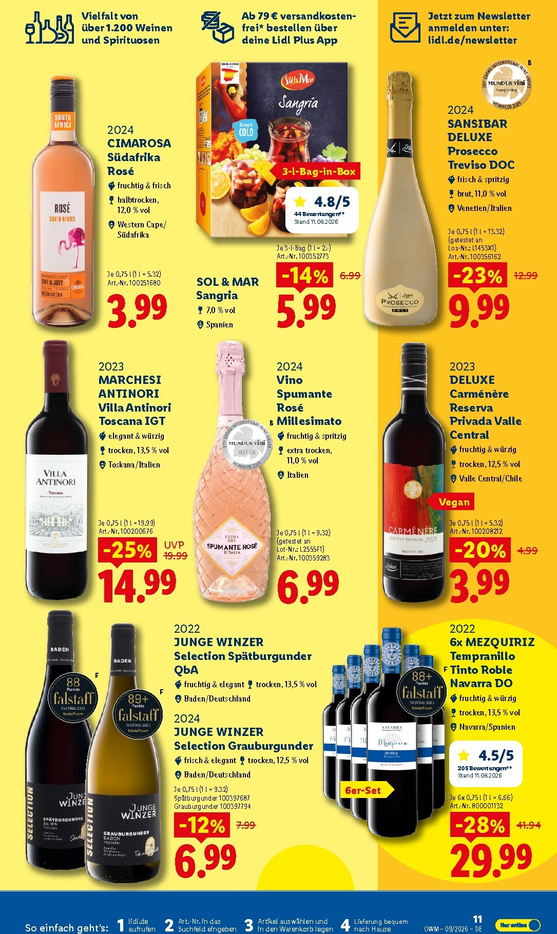 lidl - Lidl - Wein & Spirituosen Prospekt – von Dienstag 01.09.2026 bis Mittwoch 30.09.2026 - page: 11