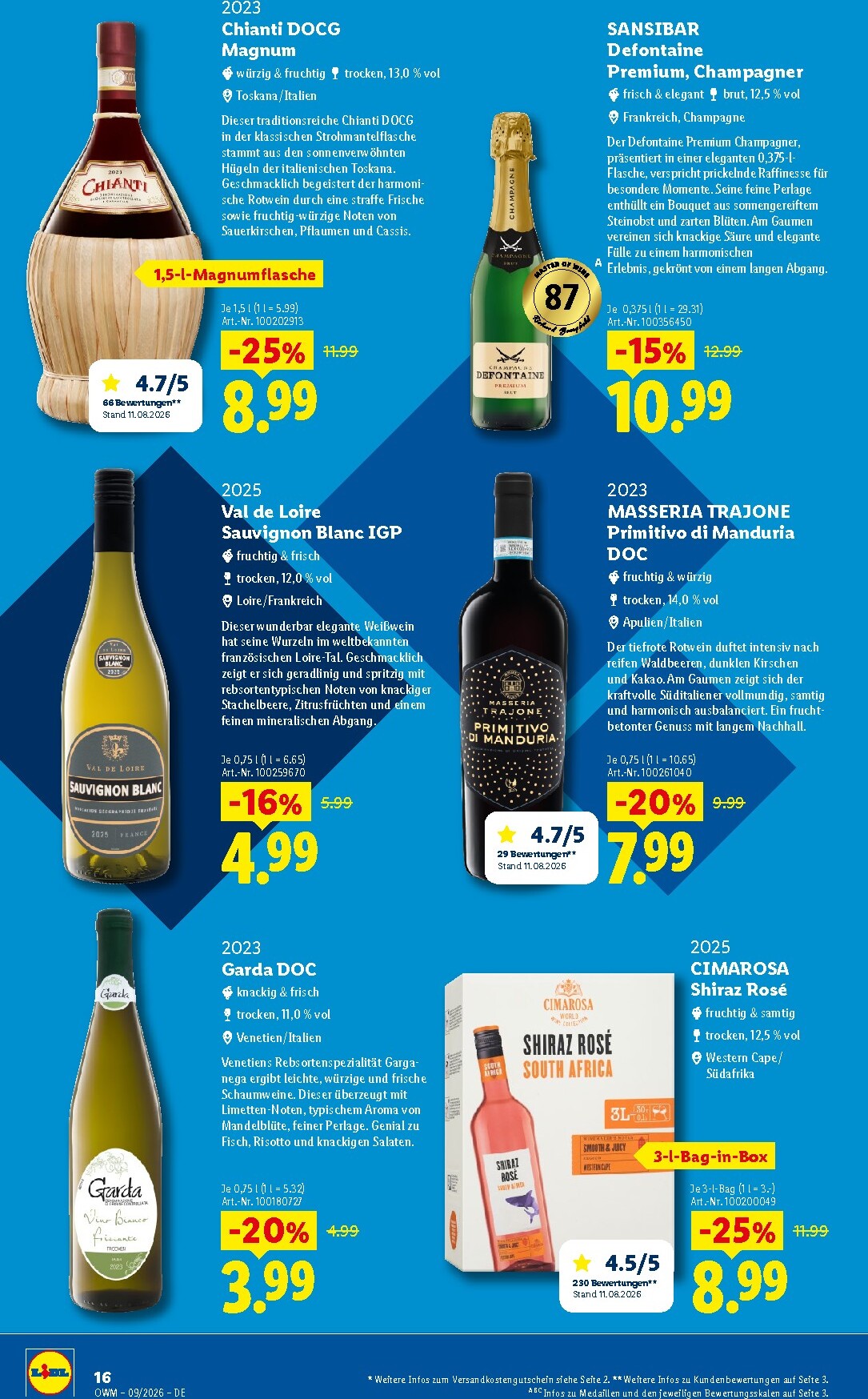 lidl - Lidl - Wein & Spirituosen Prospekt – von Dienstag 01.09.2026 bis Mittwoch 30.09.2026 - page: 16