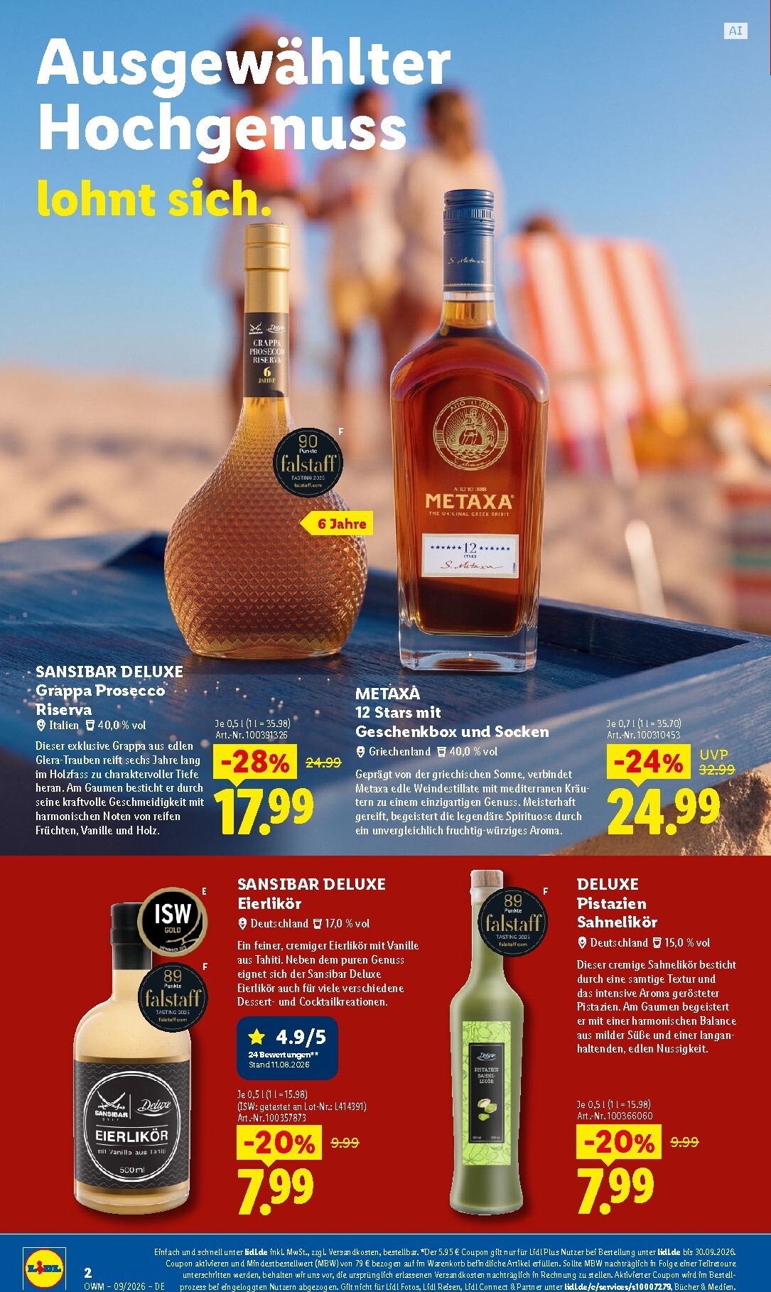 lidl - Lidl - Wein & Spirituosen Prospekt – von Dienstag 01.09.2026 bis Mittwoch 30.09.2026 - page: 2