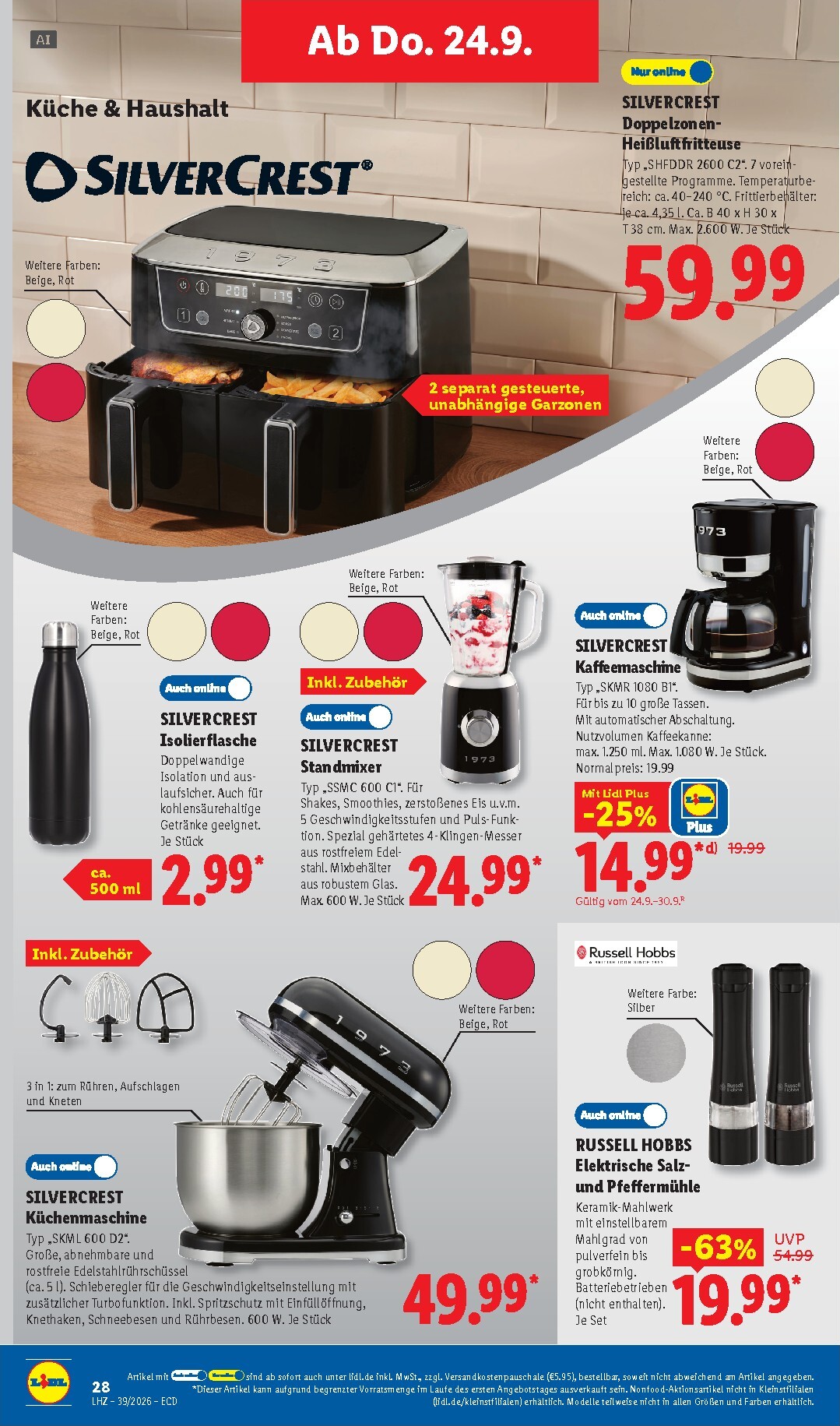 lidl - Lidl - Nonfood Prospekt nächste Woche – von Montag 21.09.2026 bis Samstag 26.09.2026 - page: 22