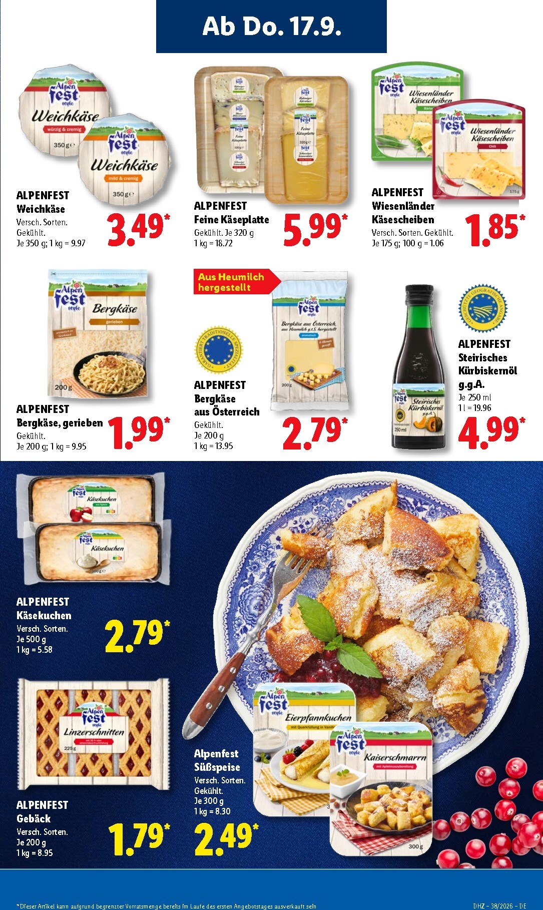 lidl - Lidl Prospekt nächste Woche – von Montag 14.09.2026 bis Samstag 19.09.2026 - page: 63